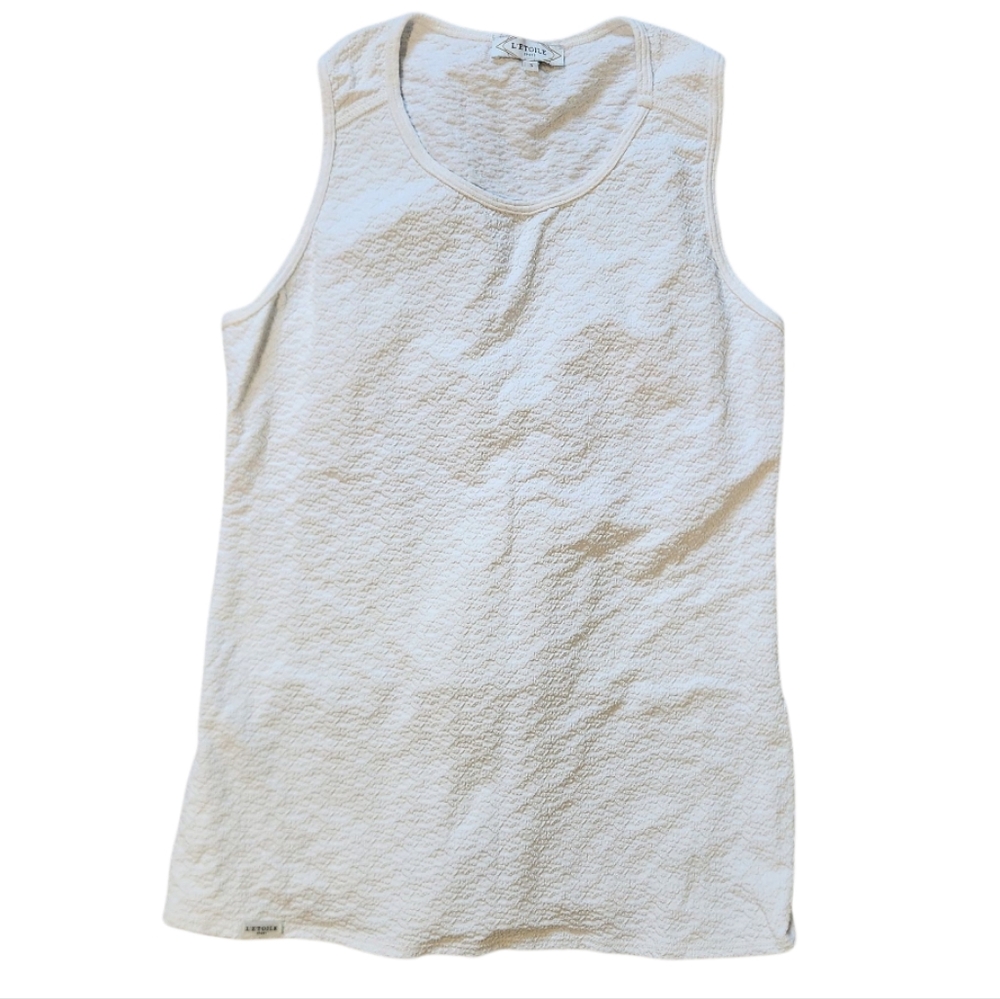 L'etoile Sport Textured Racerback Tank Top